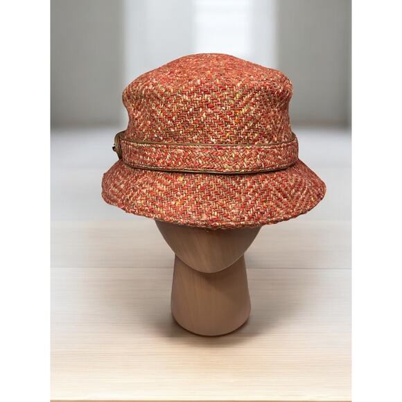 NWT Y2K Coach F80225 Scaro Herringbone Crusher Hat Size P/S - Picture 1 of 7